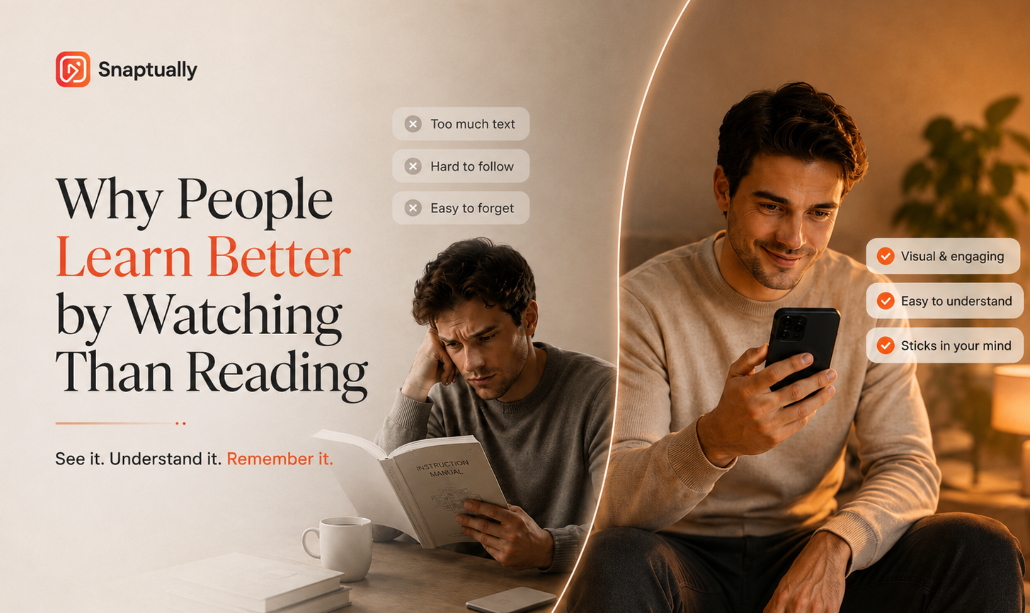 Why People Learn Better by Watching Than Reading